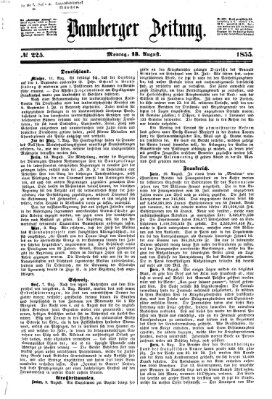 Bamberger Zeitung Montag 13. August 1855