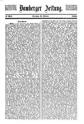 Bamberger Zeitung Dienstag 9. Oktober 1855
