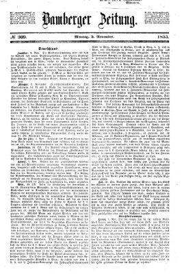 Bamberger Zeitung Montag 5. November 1855