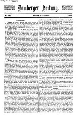 Bamberger Zeitung Montag 3. Dezember 1855