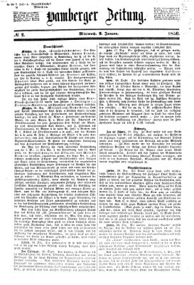 Bamberger Zeitung Mittwoch 2. Januar 1856