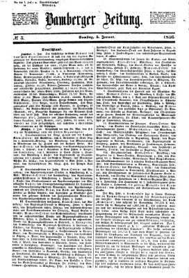 Bamberger Zeitung Samstag 5. Januar 1856