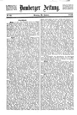 Bamberger Zeitung Montag 21. Januar 1856