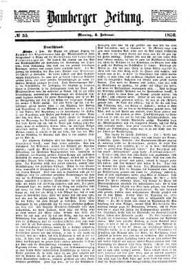 Bamberger Zeitung Montag 4. Februar 1856