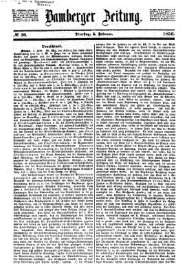 Bamberger Zeitung Dienstag 5. Februar 1856