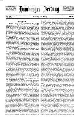 Bamberger Zeitung Samstag 8. März 1856