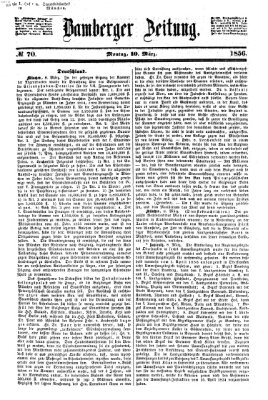 Bamberger Zeitung Montag 10. März 1856