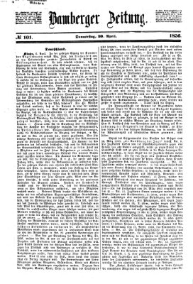 Bamberger Zeitung Donnerstag 10. April 1856