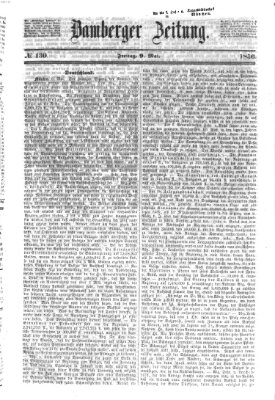 Bamberger Zeitung Freitag 9. Mai 1856