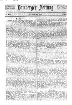 Bamberger Zeitung Mittwoch 21. Mai 1856