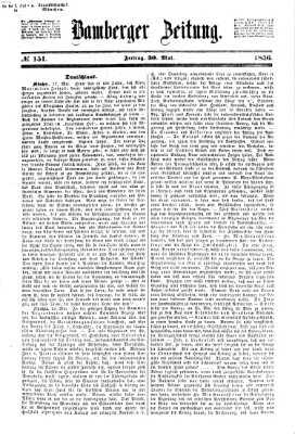 Bamberger Zeitung Freitag 30. Mai 1856