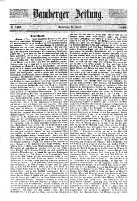 Bamberger Zeitung Sonntag 8. Juni 1856