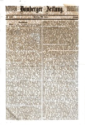 Bamberger Zeitung Freitag 20. Juni 1856