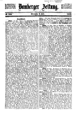 Bamberger Zeitung Mittwoch 2. Juli 1856