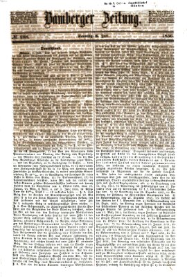 Bamberger Zeitung Sonntag 6. Juli 1856