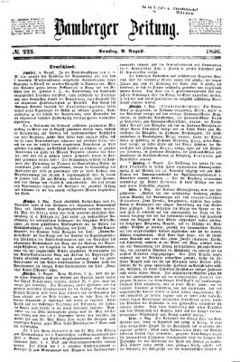 Bamberger Zeitung Samstag 9. August 1856