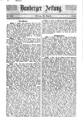 Bamberger Zeitung Montag 18. August 1856