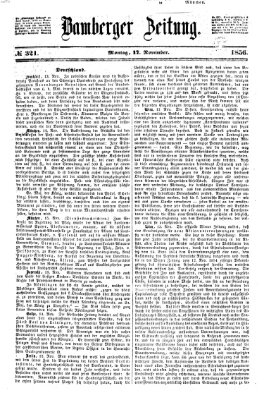 Bamberger Zeitung Montag 17. November 1856