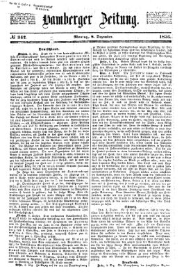 Bamberger Zeitung Montag 8. Dezember 1856