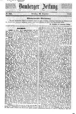 Bamberger Zeitung Dienstag 23. Dezember 1856