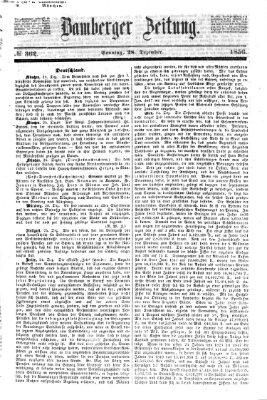 Bamberger Zeitung Sonntag 28. Dezember 1856