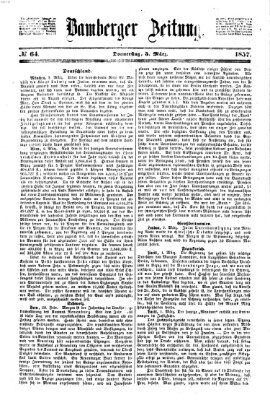 Bamberger Zeitung Donnerstag 5. März 1857