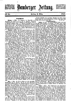 Bamberger Zeitung Freitag 6. März 1857