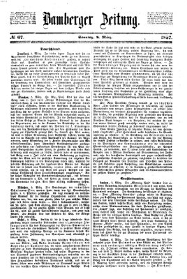 Bamberger Zeitung Sonntag 8. März 1857