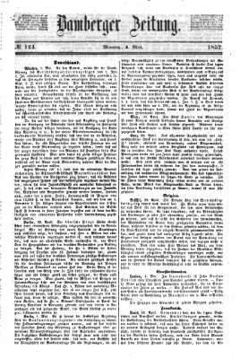 Bamberger Zeitung Montag 4. Mai 1857