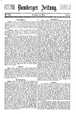 Bamberger Zeitung Dienstag 5. Mai 1857