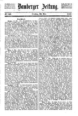 Bamberger Zeitung Dienstag 26. Mai 1857