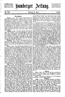 Bamberger Zeitung Freitag 5. Juni 1857