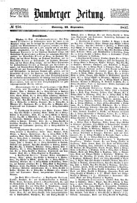 Bamberger Zeitung Sonntag 13. September 1857