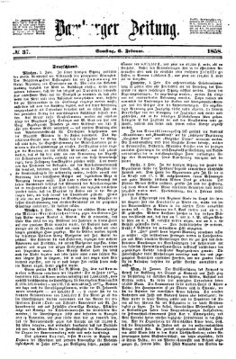 Bamberger Zeitung Samstag 6. Februar 1858