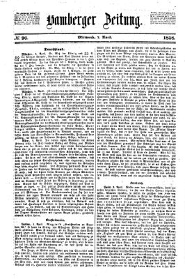 Bamberger Zeitung Mittwoch 7. April 1858