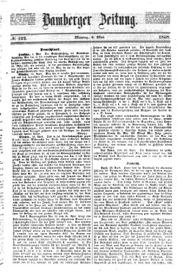 Bamberger Zeitung Montag 3. Mai 1858