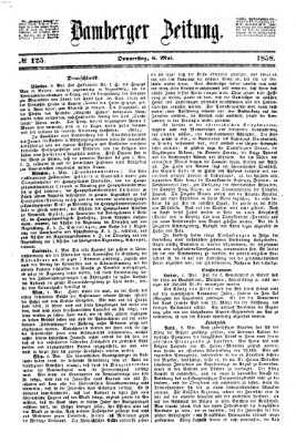 Bamberger Zeitung Donnerstag 6. Mai 1858