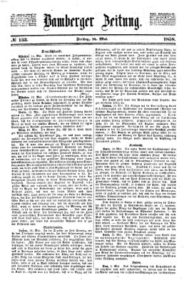 Bamberger Zeitung Freitag 14. Mai 1858