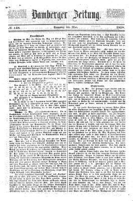 Bamberger Zeitung Sonntag 30. Mai 1858