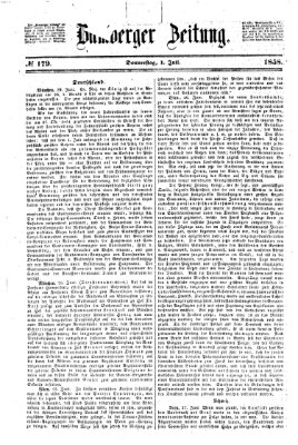 Bamberger Zeitung Donnerstag 1. Juli 1858