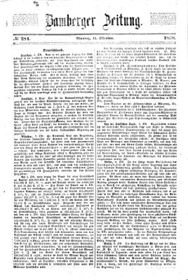 Bamberger Zeitung Montag 11. Oktober 1858