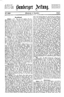 Bamberger Zeitung Mittwoch 8. Dezember 1858