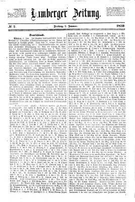 Bamberger Zeitung Freitag 7. Januar 1859