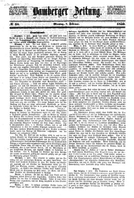 Bamberger Zeitung Montag 7. Februar 1859