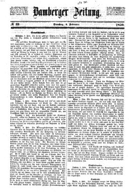 Bamberger Zeitung Dienstag 8. Februar 1859