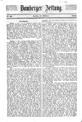 Bamberger Zeitung Freitag 25. Februar 1859