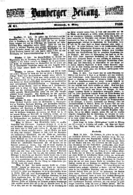 Bamberger Zeitung Mittwoch 2. März 1859