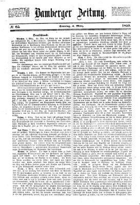 Bamberger Zeitung Sonntag 6. März 1859