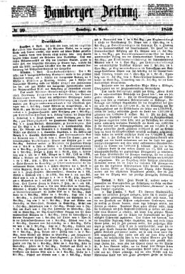 Bamberger Zeitung Samstag 9. April 1859