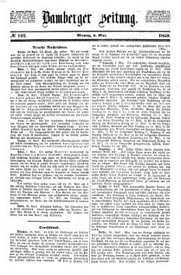 Bamberger Zeitung Montag 2. Mai 1859